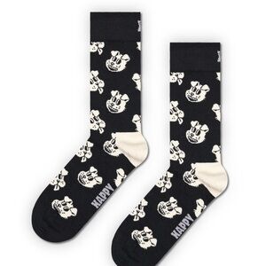 ❤️ Happy Socks Smiling Dog Crew Socks Size M NWT